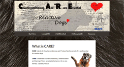 Desktop Screenshot of careforreactivedogs.com
